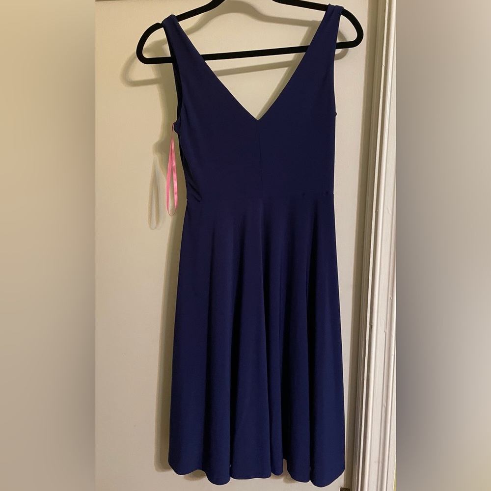 Beautiful Isaac Mizrah New York Blue Dress